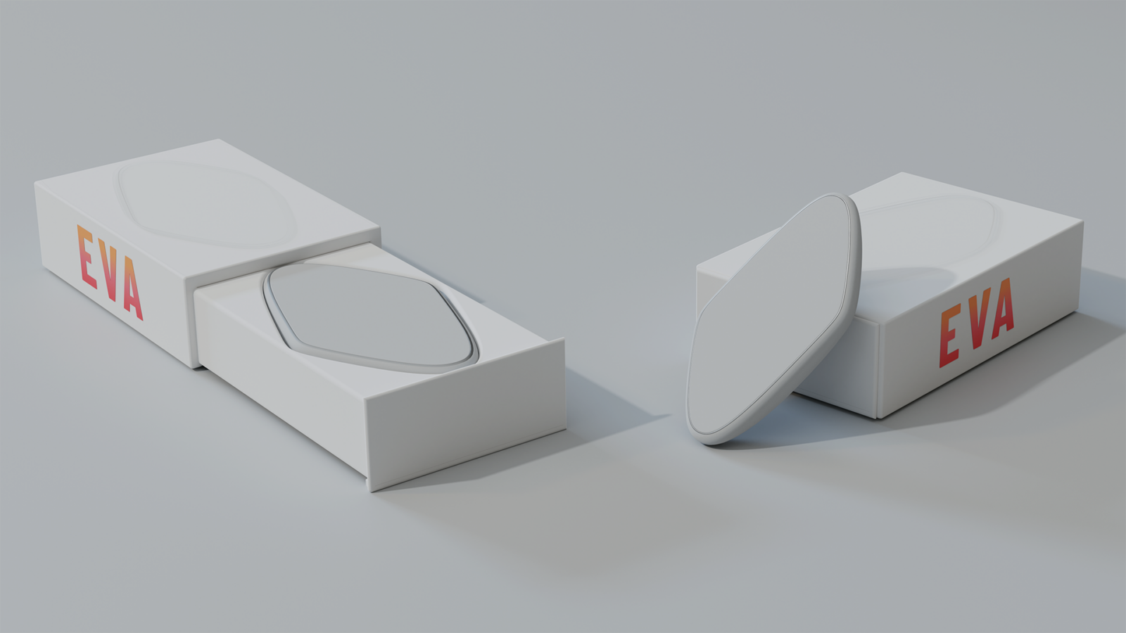 EVA render with packaging 